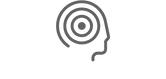 clip art of a head with a spiral on it